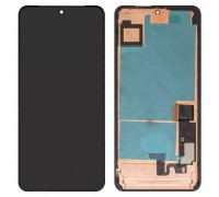 Дисплей для Google Pixel 8 Pro, чорний, з рамкою, Оригінал (переклеєно скло), GC3VE, G1MNW