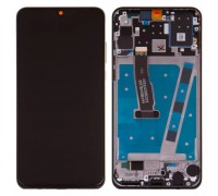 Дисплей для Huawei P30 Lite (2020) New Edition, чорний, з рамкою, Original (PRC), Marie-L21BX
