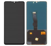 Дисплей для Huawei P30, чорний, без рамки, High Copy (OLED)