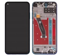 Дисплей для Huawei P40 Lite E, Y7p, синій, з рамкою, Original (PRC), aurora Blue, ART-L28/ART-L29/ART-L29N