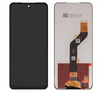 Дисплей для Infinix Hot 30 Play NFC, чорний, без рамки, Оригінал (переклеєне скло), 1540432341, X6835B, X6835