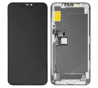 Дисплей для iPhone 11 Pro Max, чорний, з рамкою, Copy, (TFT)
