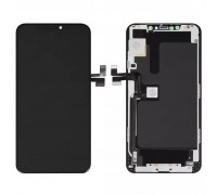 Дисплей для iPhone 11 Pro Max, черный, с рамкой, Original (PRC), Self-welded OEM