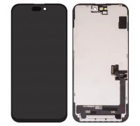 Дисплей для iPhone 15 Plus, черный, с рамкой, Copy (TFT)
