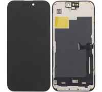 Дисплей для iPhone 15 Pro, черный, с рамкой, Copy (TFT)