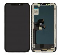 Дисплей для iPhone X, черный, с рамкой, High Copy (OLED), GW