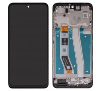 Дисплей для Motorola Moto G14 PAYF0010IN, чорний, з рамкою, Original (PRC), 1540458362