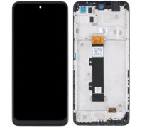 Дисплей для Motorola Moto G22 XT2231, черный, с рамкой, Original (PRC)