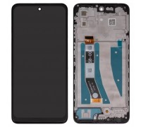 Дисплей для Motorola Moto G32, чорний, з рамкою, High Copy 1540446111