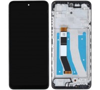 Дисплей для Motorola Moto G32, черный, с рамкой, Original (PRC)