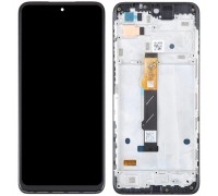 Дисплей для Motorola Moto G42 XT2233, чорний, з рамкою, Original (PRC)