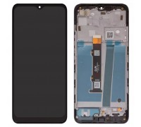 Дисплей для Motorola Moto G50, чорний, з рамкою, High Copy XT2137