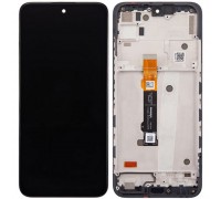 Дисплей для Motorola Moto G71 5G XT2169-1, черный, с рамкой, Copy (TFT)