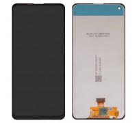 Дисплей для Samsung A217 Galaxy A21s, черный, без рамки, (Box)