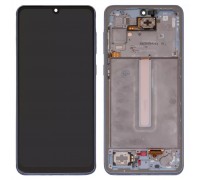 Дисплей для Samsung A336 Galaxy A33 5G, синий, с рамкой, Original (PRC)