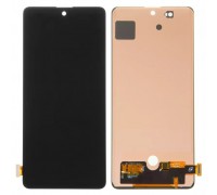 Дисплей для Samsung A715 Galaxy A71, черный, без рамки, Сopy (TFT)