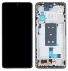 Дисплей для Xiaomi 11T, 11T Pro, сірий (Meteorite Gray), з рамкою, Original (PRC) (переклеєне скло), 21081111RG, 2107113SG, 2107113SI, 2107113SR