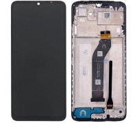 Дисплей для Xiaomi Poco C65, Redmi 13C, черный, с рамкой, Original (PRC), версия U