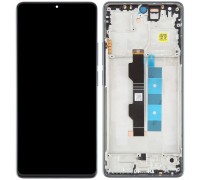 Дисплей для Xiaomi Poco M6 Pro 4G, Redmi Note 13 Pro 4G, зеленый (Forest Green), с рамкой, Copy (TFT)