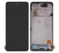 Дисплей для Xiaomi Redmi Note 10 Pro, чорний, з рамкою, High Copy (OLED)