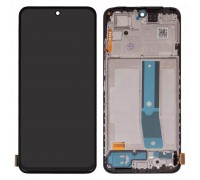 Дисплей для Xiaomi Redmi Note 11, черный, с рамкой, Сopy (TFT)