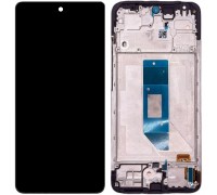 Дисплей для Xiaomi Redmi Note 14 4G, чорний, з рамкою, Original (PRC), 161.5mm, 24117RN76E