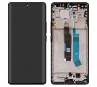 Дисплей для Xiaomi Redmi Note 14 Pro 4G, чорний (Midnight Black), з рамкою, Original (PRC), 24116RACCG