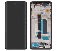 Дисплей для Xiaomi Redmi Note 14 Pro Plus 5G, черный, с рамкой, Original (PRC), 24115RA8EG
