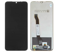 Дисплей для Xiaomi Redmi Note 8, чорний, Лого Redmi, без рамки, Оригінал (переклеєне скло), M1908C3JH, M1908C3JG, M1908C3JI