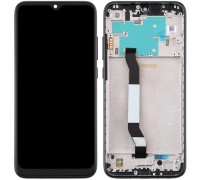 Дисплей для Xiaomi Redmi Note 8, черный, Лого Redmi, черный (Space Black), с рамкой, Original (PRC)