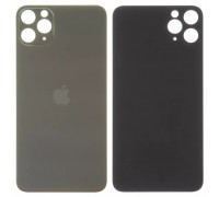 Задняя панель корпуса для iPhone 11 Pro Max, серая, нужно снять стекло камеры, small hole, matte space gray