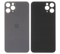 Задняя панель корпуса для iPhone 11 Pro, серая, нужно снять стекло камеры, small hole, matte space gray