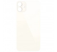 Задняя панель корпуса для iPhone 11, белая, не нужно снимать стекло камеры, Original (PRC), big hole