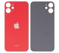 Задня панель корпусу для iPhone 12 mini, червона, big hole