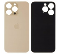 Задня панель корпусу для iPhone 13 Pro, золотиста, не потрібно знімати скло камери, Gold, big hole