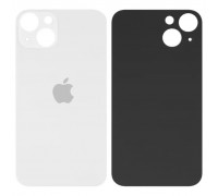 Задня панель корпусу для iPhone 13, біла, не потрібно знімати скло камери, big hole