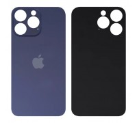 Задня панель корпусу для iPhone 14 Pro, фіолетова, потрібно зняти скло камери, small hole