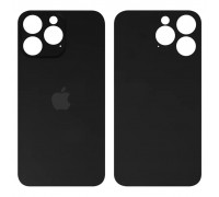 Задня панель корпусу для iPhone 14 Pro, чорна, потрібно зняти скло камери, small hole