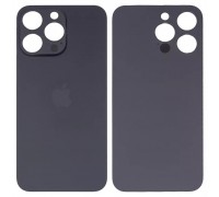 Задняя панель корпуса для iPhone 15 Pro Max, черная, не нужно снимать стекло камеры, High Copy big hole