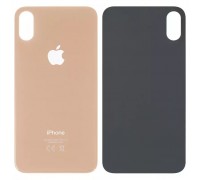 Задняя панель корпуса для iPhone XS, золотистая, не нужно снимать стекло камеры, big hole