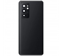 Задняя панель корпуса для OnePlus 9RT, черная (Hacker Black) + стекло камеры