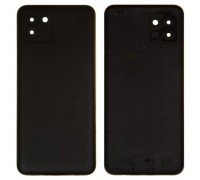 Задня панель корпусу для Samsung A035F Galaxy A03, чорна, + скло камери