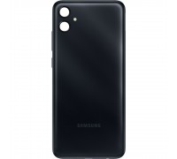Задня панель корпусу для Samsung A042 Galaxy A04e, чорна (Black) + скло камери