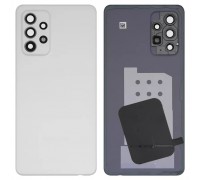 Задня панель корпусу для Samsung A528 Galaxy A52s 5G, біла + скло камери