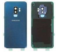 Задня панель корпусу для Samsung G965F Galaxy S9 Plus, синя (Coral Blue) + скло камери, повна, Original (PRC)