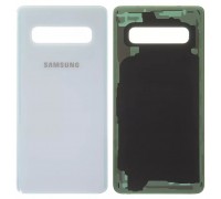 Задняя панель корпуса для Samsung G973 Galaxy S10, белая (Prism White)