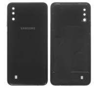 Задняя панель корпуса для Samsung M105F/DS Galaxy M10, черная (Charcoal Black)