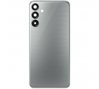 Задня панель корпусу для Samsung M156 Galaxy M15, сіра (Gray) + скло камери