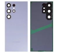 Задня панель корпусу для Samsung S928 Galaxy S24 Ultra, блакитна (Titanium Blue) + скло камери