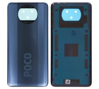 Задняя панель корпуса для Xiaomi Poco X3, серая (Shadow Grey)